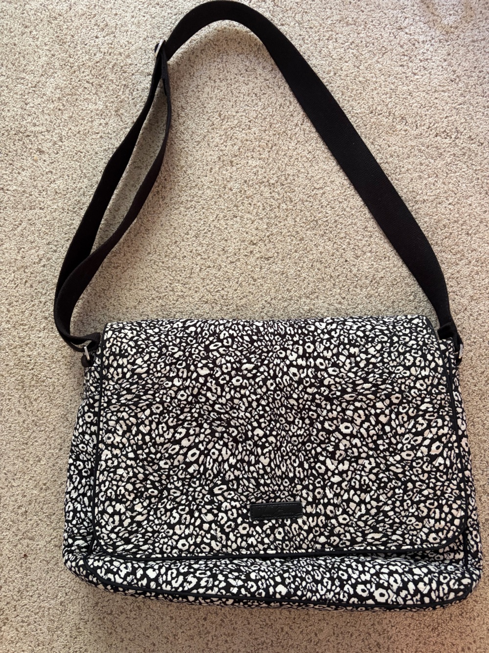 Vera Bradley messenger laptop bag in retired Camocat pattern